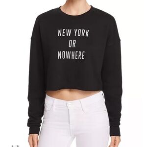 Knowlita New York Or Nowhere Cropped Sweatshirt - 100% Bloomingdale’s Exclusive